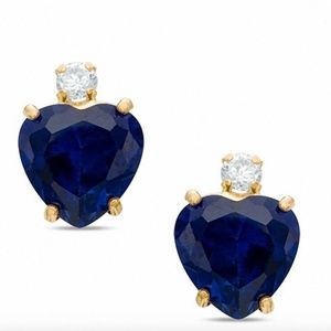 Sapphire Stud Earrings